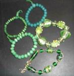 Bracelet perles vertes : au choix 2 euros pièce, Ophalen, Nieuw, Groen