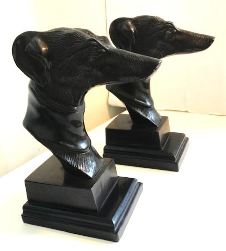 Boekensteunen Art Deco Whippet Greyhound Windhond 😍🤗👌, Antiek en Kunst, Antiek | Woonaccessoires, Ophalen of Verzenden