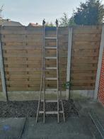 Houten ladder 240 cm, Ophalen, Gebruikt, Ladder, Opvouwbaar of Inschuifbaar