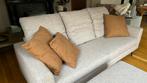 Sofa/zetel (3+2,5 zit & poef) nieuwstaat. Een koopje, Ophalen, Stof