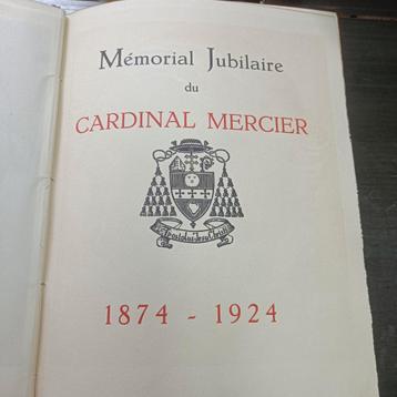 Memorial jubilaire de Cardinal Mercier 1874-1924 beschikbaar voor biedingen