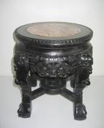 BASE ORIENTALE EN BOIS AVEC MARBRE - 4080, Enlèvement