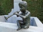 statue en bronze , le garçon a la clarinette , jet d eau, Jardin & Terrasse, Pièces d'eau & Fontaines, Fontaine, Autres matériaux