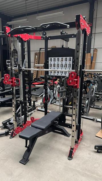 Pivot Functional Smith Machine,Dual Pulley,Bankje,Gewichten beschikbaar voor biedingen