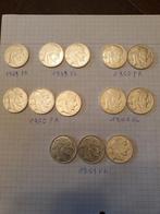 13 zilverstukken van 20 frank periode prins karel, Ophalen of Verzenden, Zilver, Setje, Zilver