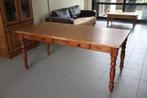 Grenen tafel + 4 rieten stoelen, Ophalen