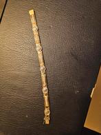 Gouden armband te koop met briljanten, Handtassen en Accessoires, Armbanden, Ophalen, Zo goed als nieuw, Goud, Goud