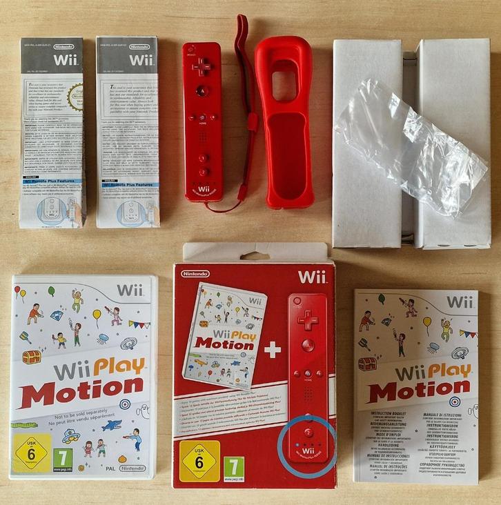 Wii Play Motion + Wii Remote Plus Controller Nintendo PAL, Games en Spelcomputers, Games | Nintendo Wii, Zo goed als nieuw, Ophalen of Verzenden