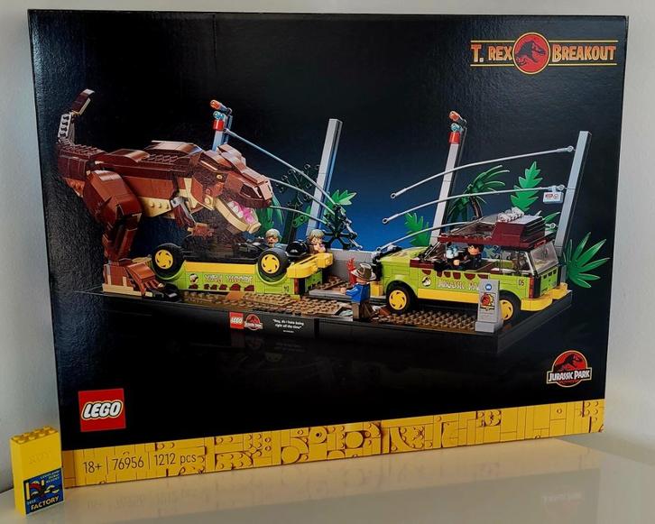 Lego 76956 Jurassic Park T-rex ontsnapping, Kinderen en Baby's, Speelgoed | Duplo en Lego, Nieuw, Lego, Complete set, Ophalen of Verzenden