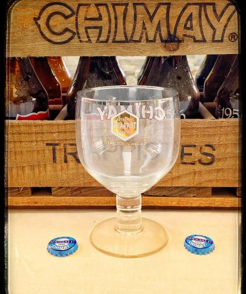 Shanghai Chimay Expo-glas 2019, Verzamelen, Biermerken, Zo goed als nieuw, Glas of Glazen, Overige merken, Ophalen of Verzenden