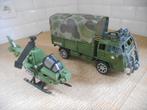 Camion + hélicoptère - Soldats - figurines - jouet. CC, Enlèvement ou Envoi