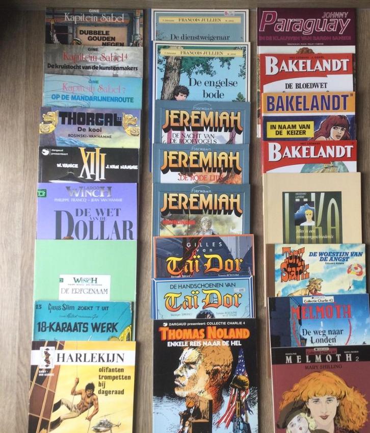25 strip allerlei, Boeken, Stripverhalen, Zo goed als nieuw, Ophalen of Verzenden