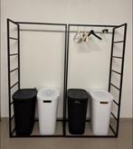 Structure penderie + 4 bacs à linge–design et ultra pratique, Enlèvement, Comme neuf, Noir