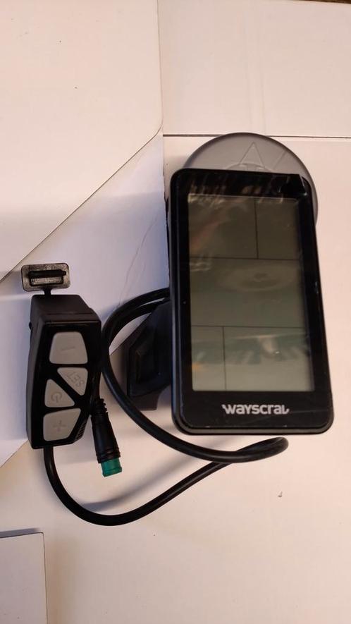 E-bike display WAYSCRAL (ROHS C600E., Fietsen en Brommers, Fietsaccessoires | Fietscomputers, Ophalen of Verzenden
