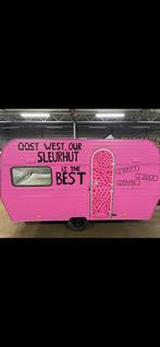 ROZE CARAVAN te koop, Caravans en Kamperen, Caravans, 60 kg, Particulier, 4 tot 5 meter, 500 - 750 kg