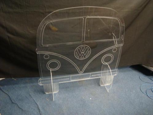 Gebruikt: VW bus afbeelding op plexiglas, LED verlicht., Verzamelen, Automerken, Motoren en Formule 1, Gebruikt, Auto's, Ophalen