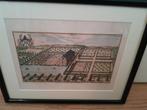 Gravure Château de Watermael - Kasteel van Watermaal, Antiek en Kunst, Verzenden