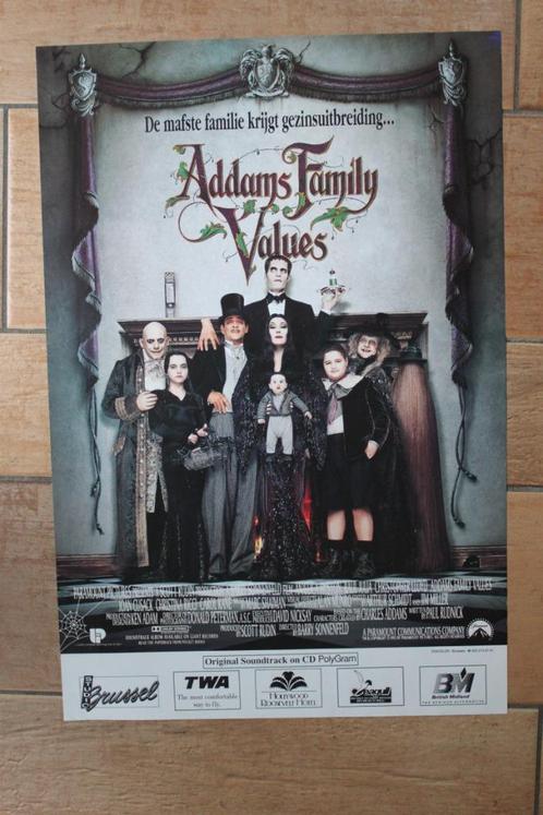 filmaffiche Addams Family Values 1993 filmposter, Verzamelen, Posters, Zo goed als nieuw, Film en Tv, A1 t/m A3, Rechthoekig Liggend