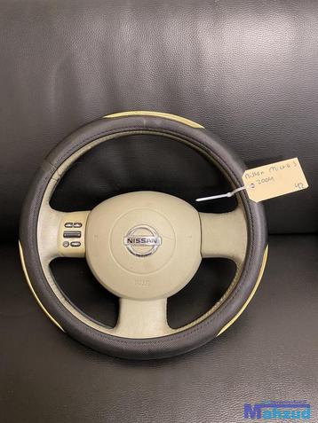 NISSAN MICRA 3 K12 Stuur stuurwiel met airbag beige 2002-201 beschikbaar voor biedingen