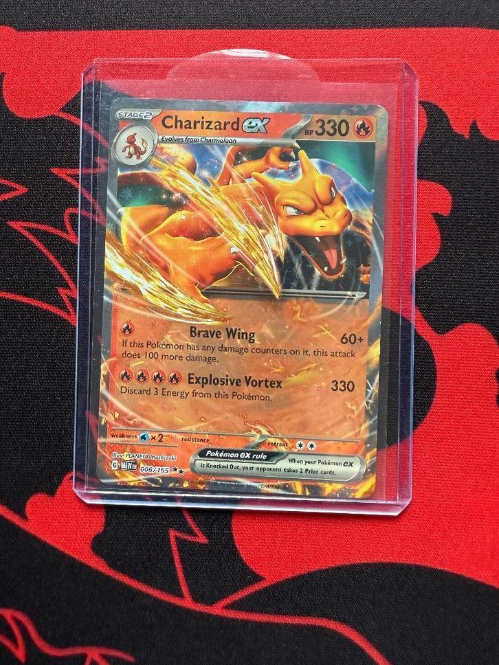 Pokémon 151 Charizard Ex (MEW 006), Hobby & Loisirs créatifs, Jeux de cartes à collectionner | Pokémon, Comme neuf, Cartes en vrac