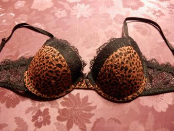 (34) -soutien gorge femme t.90b noir rose