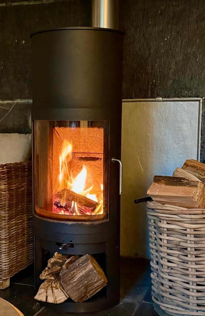 Houtkachel RAIS PALO / PILAR – 5 kW – gebruikt, Huis en Inrichting, Kachels, Gebruikt, Vrijstaand, Houtkachel, Hout, Ophalen