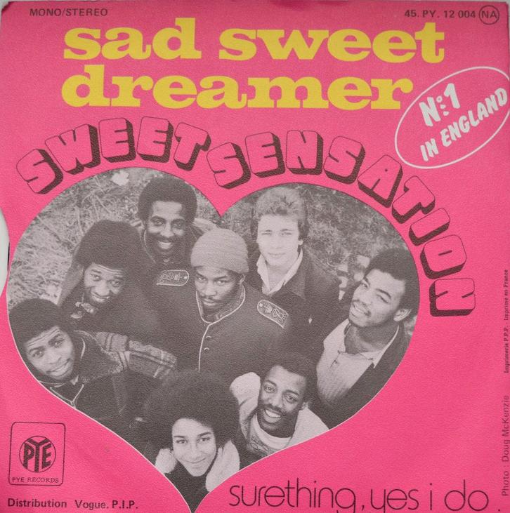 single "Sad sweat dreamer" van Sweet Sensation, CD & DVD, Vinyles Singles, Comme neuf, Single, Autres genres, 7 pouces, Enlèvement