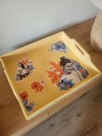 Houten dienblad uniek handmade, Huis en Inrichting, Woonaccessoires | Dienbladen, Ophalen, Gebruikt