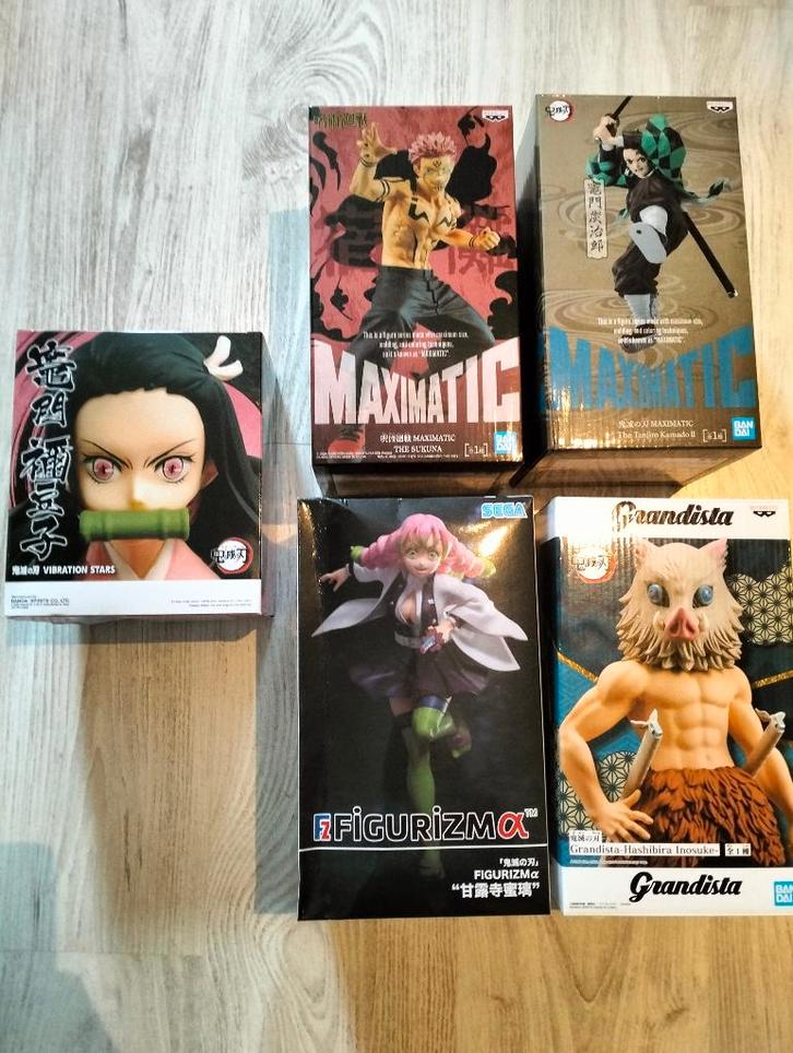 Figurines Manga ( lot 4 ), Collections, Statues & Figurines, Utilisé, Enlèvement ou Envoi