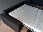 Canapé-lit pliable en tissu gris Sits Lukas, Maison & Meubles, Deux personnes, Banc droit, 200 à 250 cm, Enlèvement