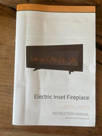 Electrische sfeerhaard beschikbaar voor biedingen