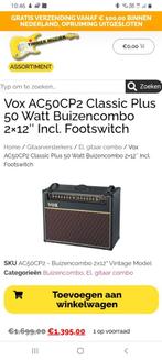 Vox ac50cp2 versterker, Muziek en Instrumenten, Versterkers | Bas en Gitaar, Ophalen, Gebruikt, 50 tot 100 watt