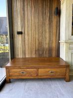 Salontafel teak, Huis en Inrichting, Tafels | Salontafels, Ophalen, Gebruikt, Rechthoekig, Teakhout