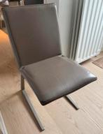 Lederen stoelen te koop, Ophalen, Bruin, Leer, Zo goed als nieuw