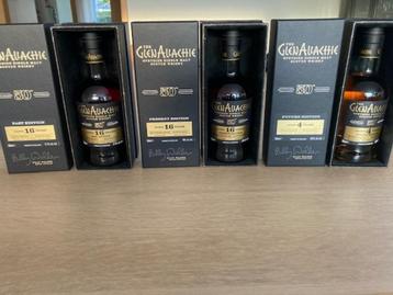 Whisky Glenallachie 50th anniversary edition trilogy beschikbaar voor biedingen