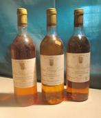 3x Château Doisy Daëne - Sauternes - 1973 / 1979 / 1980, Verzamelen, Frankrijk, Ophalen of Verzenden, Vol, Witte wijn