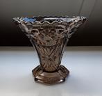 Vase Pique-fleur Art Déco 17,5 cm des Verreries de Scailmont, Antiquités & Art, Antiquités | Vases, Enlèvement ou Envoi