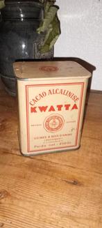 Ancienne boite Cacao Kwatta, Enlèvement ou Envoi, Utilisé, Autre, Autres marques