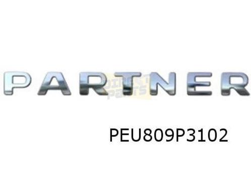 Peugeot Partner (-8/12) embleem tekst ''Partner'' achterklep, Auto-onderdelen, Carrosserie, Peugeot, Nieuw, Verzenden
