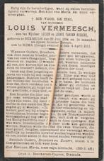 Bidprentje Vermeesch, Vanden Bussche, Verzenden, Bidprentje