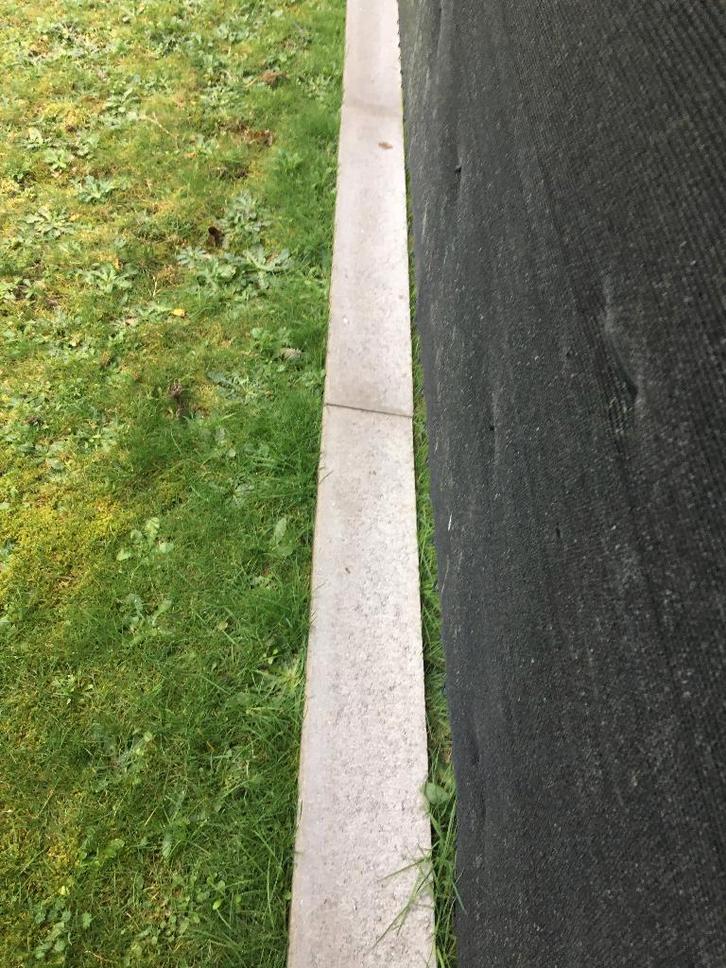 26 boordstenen 100x15x5 cm /3 x 100x20x6-prijs per stuk, Jardin & Terrasse, Traverses & Bordures, Neuf, Enlèvement