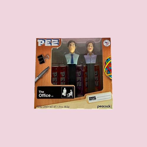 The Office PEZ Set Jim & Pam Nieuw, Verzamelen, Film en Tv, Nieuw, Tv, Actiefiguur of Pop, Ophalen of Verzenden