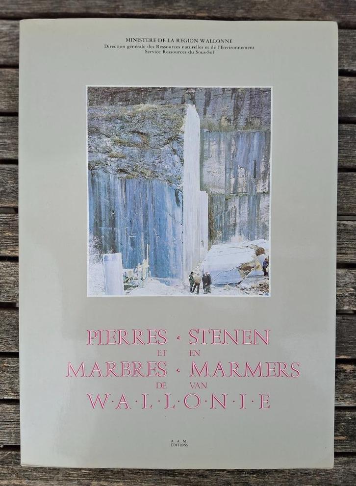 Stenen en marmers van Wallonië, Boeken, Techniek, Ophalen of Verzenden