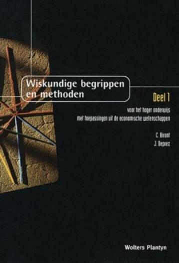  Wiskundige begrippen en methoden deel 1 C. Biront beschikbaar voor biedingen
