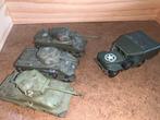 US wwII 3 Chars petite échelle,1Solido dodge jeep., Verzamelen, Militaria | Tweede Wereldoorlog, Verzenden