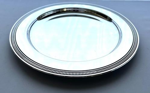 verzilverd bord Italiaans design silver plated - il maestri, Antiek en Kunst, Antiek | Zilver en Goud, Ophalen of Verzenden