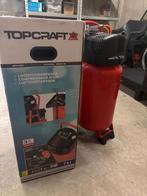 Luchtcompressor Topcraft, Doe-het-zelf en Bouw, Compressors, Ophalen, Gebruikt, 10 bar of meer, 25 tot 100 liter