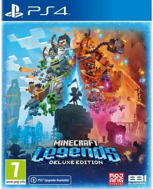 Neuf -  Minecraft Legends - Deluxe Edition - PS4 (Up PS5), Games en Spelcomputers, Games | Sony PlayStation 4, Nieuw, Ophalen of Verzenden