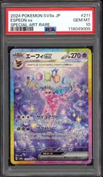 Espeon ex PSA 10 - 211/187 - Japanese Terastal Festival 2024, Ophalen of Verzenden, Zo goed als nieuw, Losse kaart