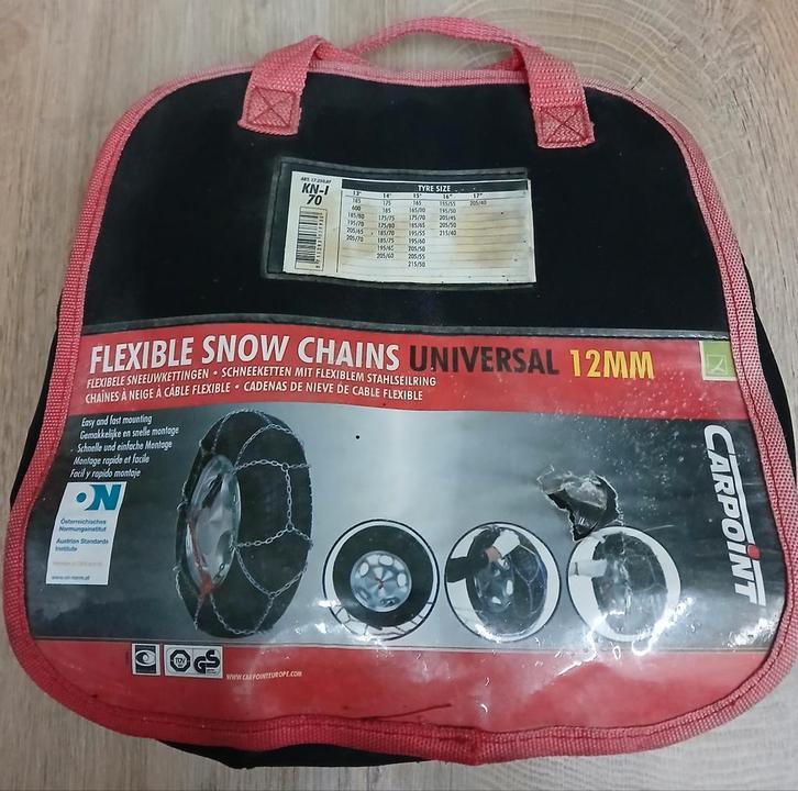 Chaînes neige à câble flexible NEUVES de marque CARPOINT, Auto diversen, Sneeuwkettingen, Nieuw, Ophalen